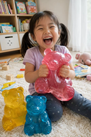 Jouet anti-stress en maltose en forme d'ours à presser pour enfants de 5 à 7 ans, jouet sensoriel à récupération lente, vente en gros