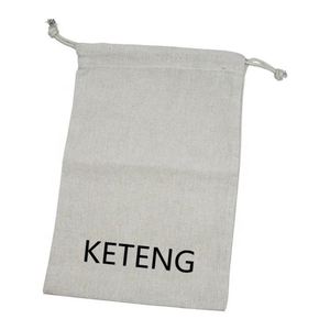 Eco-friendly White Cotton Packing Dust <b>Bag</b> for Shoe Reusable Custom Logo Printed Drawstring Gift Hat Dust Muslin Pouch - Product Image 4