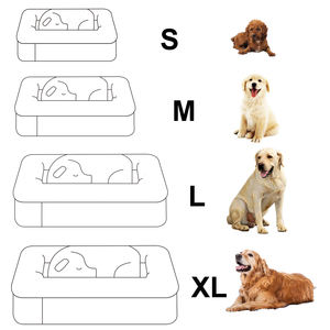 Ortho pä disches XL/XXL-Hundes ofa mit wasserdichtem Bezug Stützende Schaumstoff-Haustier couch Rutsch festes abnehmbares wasch bares Kissen Festes Muster - Product Image 6