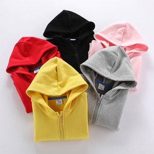 <span class=keywords><strong>Felpa</strong></span> Invernale di Alta Qualità Personalizzabile per Bambini, in Cotone, con <span class=keywords><strong>Zip</strong></span> Intera e Cappuccio, per Ragazze e Ragazzi - Product Image 1