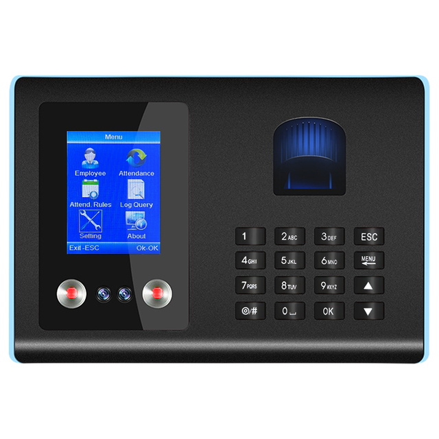 FA01H Multifunctional Staff Biometric Face Recognition Fingerprint Scanner Clock Employee Time Attendance Time Recorder