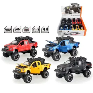 Hot Selling Diecast Speelgoed Voor Voertuigen Auto Speelgoed Metaallegering 1/32 Schaal Gegoten Set Met Pull Back En Licht Muziek