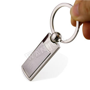 مفتاح سلسلة معدنية فارغة التسامي مخصصة سلسلة مفاتيح فارغة مستطيل شكل دائري سلسلة المفاتيح - Product Image 4