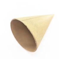 Factory Disposable Cotton Candy Kraft Paper Fairy Cones
