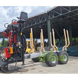 Remolque de carga de troncos, un poste en venta, con salida 1002, retroexcavadora para <span class=keywords><strong>Sal</strong></span> - Product Image 5