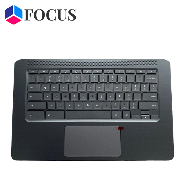 For HP Chromebook 14 G5 Palmrest w/ Keyboard Upper Case Touchpad L14355-001