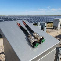 Connecteur aviation femelle 2 broches GX16 GX20, étanche IP67, type à souder, boîtier métallique circulaire pour l'industrie, étanche IP67
