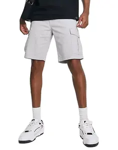 Custom Streetwear Black Cargo Board Shorts For Men Summer Cotton Casual Shorts Mens Cargo Shorts