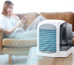 Ventilateur de table portable sans pales USB, mini ventilateur de refroidissement pour voiture, refroidisseur d'air en plastique pour la maison, le bureau et le camping - Product Image 4