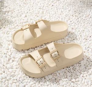 <strong>2026</strong> New Customizable Women's Wedges <strong>Fashion</strong> High Heel Platform EVA Summer Beach Wear <strong>Sandals</strong> &amp; Slippers - Product Image 3