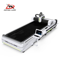 Machine de découpe au laser à fibre CNC Factory Dowell 3015, taille de travail 3000*1500mm, 3000w 2000w, Ipg/Raycus/Max Cutter Router Sheet, prix bas