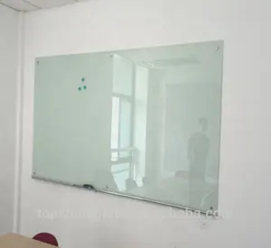 בית ספר בינוני גודל מגנטי לבן לוח זכוכית כתיבת הערה לוח