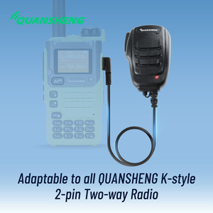 Micrófono PTT de Mano Original Quansheng TK11 QS-3, Accesorios para Walkie Talkie para TK11(5) TK11(<span class=keywords><strong>8</strong></span>) K5 K6 UV5R Plus Radioaficionado - Product Image 5