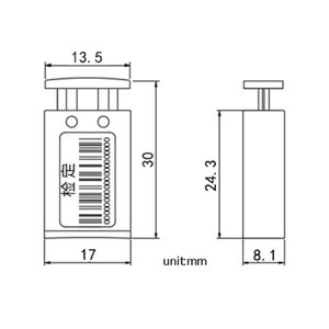 Manufacturer Hot Sales Disposable <strong>Tamper</strong> Proof <strong>Tags</strong> Utility <strong>Electric</strong> Security <strong>Meter</strong> Seals - Product Image 4
