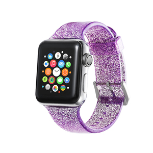 <span class=keywords><strong>Precio</strong></span> de fábrica colorido de reemplazo de silicona brillante correa de reloj de pulsera banda <span class=keywords><strong>Apple</strong></span> <span class=keywords><strong>Watch</strong></span> serie 5 4 3 2 1 - Product Image 6