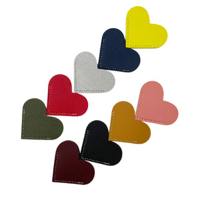 Personalized creative leather heart-shaped <b>bookmarks</b>, cute and refreshing heart-shaped <b>bookmark</b> gifts, mini book clips and - Product Image 3
