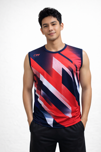 Camiseta Deportiva Personalizada sin Mangas para Hombre, Totalmente Estampada, de Secado Rápido y Transpirable, para Gimnasio, Fitness, Running y Deportes - Product Image 5