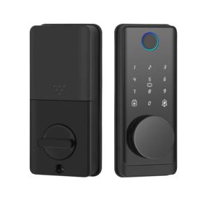 Aluminum Alloy Tuya Wifi Deadbolt Fingerprint Smart Lock Remote Padlock