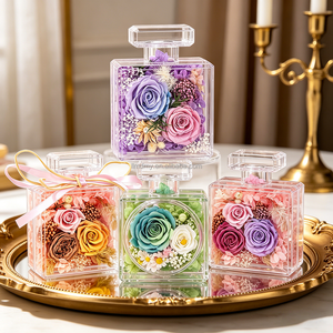 Vase <span class=keywords><strong>de</strong></span> parfum floral premium longue durée pour le Nouvel An, souvenir <span class=keywords><strong>de</strong></span> vacances et décoration intérieure, Journée <span class=keywords><strong>de</strong></span> <span class=keywords><strong>l</strong></span>'<span class=keywords><strong>amitié</strong></span>, bal <span class=keywords><strong>de</strong></span> promo et fête prénuptiale - Product Image 4