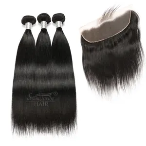良い価格サロン品質の髪織り正味重量100g/バンドル8 "-30" 長い髪未処理の生のバージン人毛横糸バンドル