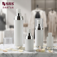 AT002 Flacon sans air rechargeable de 15 ml, 30 ml, 50 ml pour cosmétiques, lotion, tonique