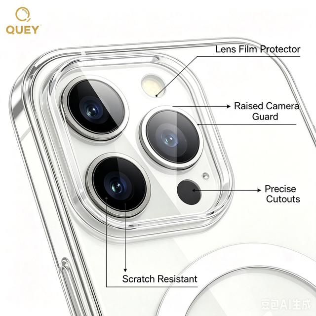 Wholesale Mirror Phone Case for 17 Pro Max 6 Colors TPU Shell No Frame Camera Lens Protector Shockproof City Scenery