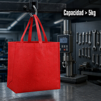 Sac de courses non tissé personnalisé avec logo, coutures renforcées, réutilisable, pour supermarché et commerce de détail