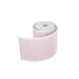 Factory Supplier Good Quality Hight Quality 100%Wood Pulp Red grid ECG Thermal Paper