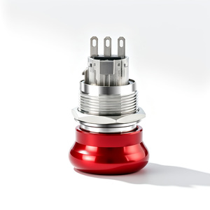 Interrupteur d'arrêt d'urgence à verrouillage métallique IP65 pour système d'évaporation et station de sécurité - Product Image 2