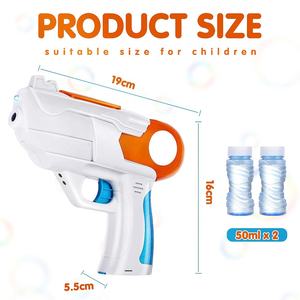 Pistola de <span class=keywords><strong>burbujas</strong></span> con solución de <span class=keywords><strong>burbujas</strong></span> de 100ml para niños, máquina automática de soplado de <span class=keywords><strong>burbujas</strong></span>, favores de fiesta, piscina al aire libre de verano, juguetes de parque de playa - Product Image 5