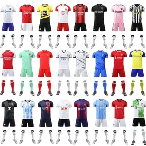 Alta Qualidade Temporada Custom Jersey Set Camisas De Futebol De Jogador De Futebol 2023 2024 New Season Custom Men Futebol/Soccer Jersey Set