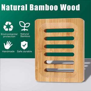 Factory Wholesale Customized Eco-Friendly Soap <b>Dish</b> Rack Single Tier Non-Slip Pad Functional <b>Standing</b> Type Storage Holder - Product Image 5