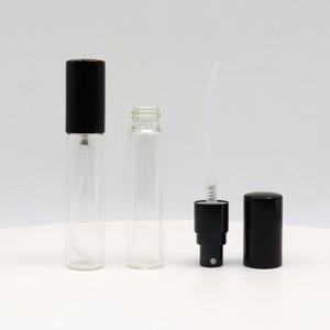 Customizable 10ml 15ml 30ml 50ml Flat Empty Glass Fragrance <b>Bottles</b> Screw Top <b>Dropper</b> Seal Unique Refillable Perfume Container - Product Image 6