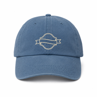Gorra de Papá de Lujo Estructurada de Algodón Cepillado con 6 Paneles, Ajustable, con Logotipo Personalizado y Bordado, Fabricada Directamente de Fábrica (OEM)