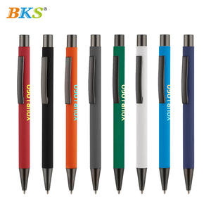 Penna a Sfera in Metallo di Alta Qualità 1.0mm con Logo Personalizzato per Uso Aziendale <span class=keywords><strong>BKS</strong></span> LY7370 Inchiostro Nero - Product Image 2