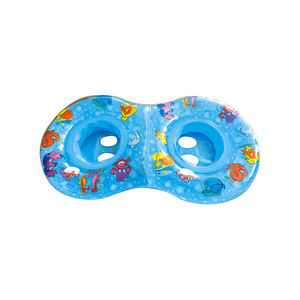 Anelli di nuoto personalizzati per bambini gonfiabili con seggiolino gemelli per nuoto galleggiante ad anello gonfiabile - Product Image 1