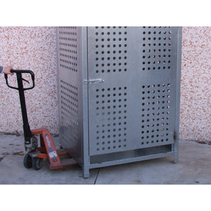 Armario monobloque Carvel 1200x950x2100mm para bombonas de gas comprimido con rampa - Product Image 3