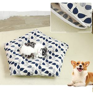 Nuova <span class=keywords><strong>Tenda</strong></span> Portatile per Animali Domestici 2025 in <span class=keywords><strong>Lino</strong></span> Stampato e Legno Ecologico con Pavimento e Letto Rimovibili e Lavabili per Gatti - Product Image 4