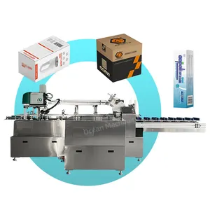 OCEAN Continuously Facial Cleanser Carton Box Beer Can Pack Machine Board Pencil Cartonator Machine