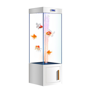 <span class=keywords><strong>Aquarium</strong></span> en verre rectangulaire avec filtration supérieure en verre ultra-blanc, contreplaqué en bois massif, <span class=keywords><strong>éclairage</strong></span> LED, drainage en un clic, <span class=keywords><strong>aquarium</strong></span> pour poissons à balles - Product Image 5