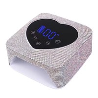 2024 nouvelle tendance 72w Pro double lumière Rechargeable lampe à ongles fabricant diamant sans fil en gros Chine sèche-ongles UV lampe à LED