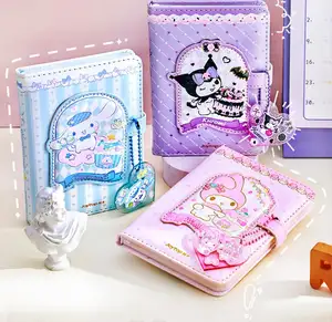 YWMX moda Mini öğrenci not defteri Kawaii Kawaii mi melodi serisi öğrenci pürüzsüz defter okul sabit