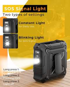 Ventilador de Cintura Portátil 3 en 1, Mini Ventilador Recargable de 8000 mAh, Banco de Energía, Ultra Silencioso, Multifuncional, para Exteriores - Product Image 5