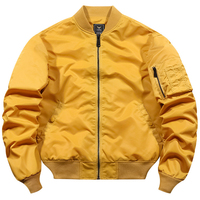 Nouveau Style Imperméable Coupe-Vent Veste Aviateur Hiver Trucker Personnalisée Grande Taille pour Hommes Blouson Bomber