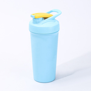 Bouteille shaker à protéines en acier inoxydable avec logo personnalisé 2026, sans BPA, anti-fuite, isolée sous vide, cadeau d'entreprise, bouteille d'eau pour la gym - Product Image 4