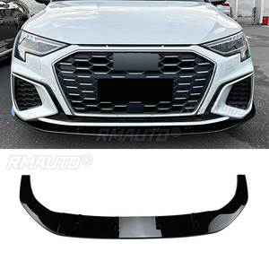 Front Bumper Lip Spoiler Diffuser Splitters Body Kit Aprons Cover Guard Trim for Audi A3 8Y S3 2021 2022 2023 - Product Image 1