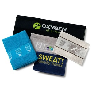 <span class=keywords><strong>Serviette</strong></span> de sport de qualité supérieure en tissu éponge teint en fil Jacquard <span class=keywords><strong>Serviette</strong></span> de sport en coton noir avec logo personnalisé - Product Image 1