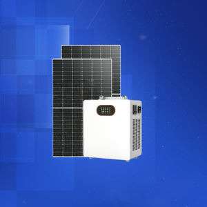 Système d'énergie solaire hybride 500W 1kW pour la maison, <span class=keywords><strong>panneaux</strong></span> <span class=keywords><strong>solaires</strong></span> lithium-ion MPPT avec <span class=keywords><strong>batterie</strong></span> et onduleur, kit complet 120V230V - Product Image 1