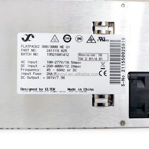 <span class=keywords><strong>Eltek</strong></span> Flatpack2 48V 96.2% Módulo rectificador de potencia de telecomunicaciones de alta eficiencia Flatpack2 380/3000HE 241119.825 - Product Image 2