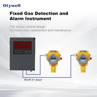 Sistema de Alarma Industrial para Detección de Fugas de Gas, Protocolo Modbus RTU, Compatible con Integración PLC/DCS